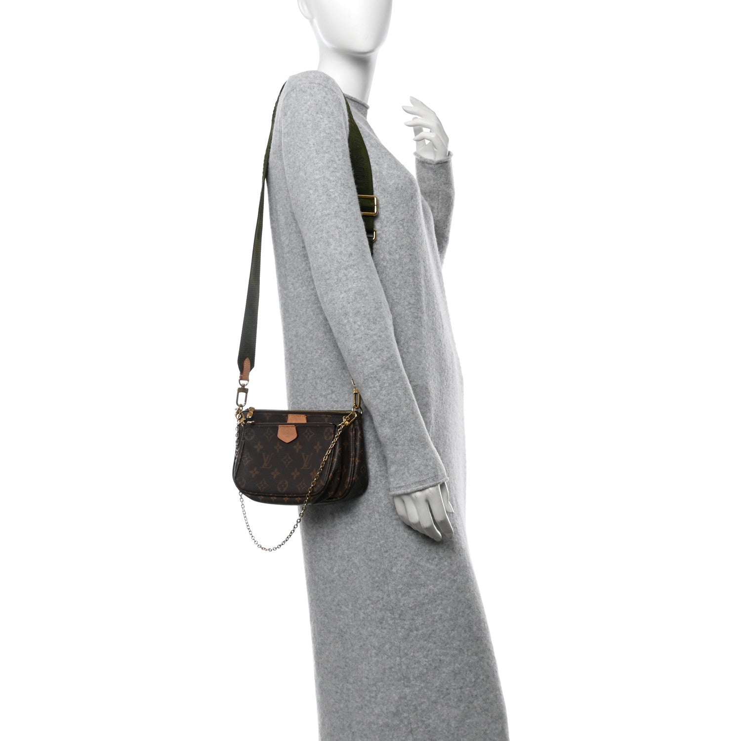 Louis Vuitton Monogram Multi Pochette Accessories Kaki 2 of 12