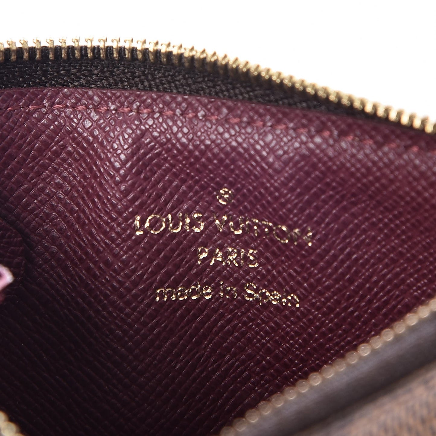 Damier Ebene Scribe Affiche Key Pouch