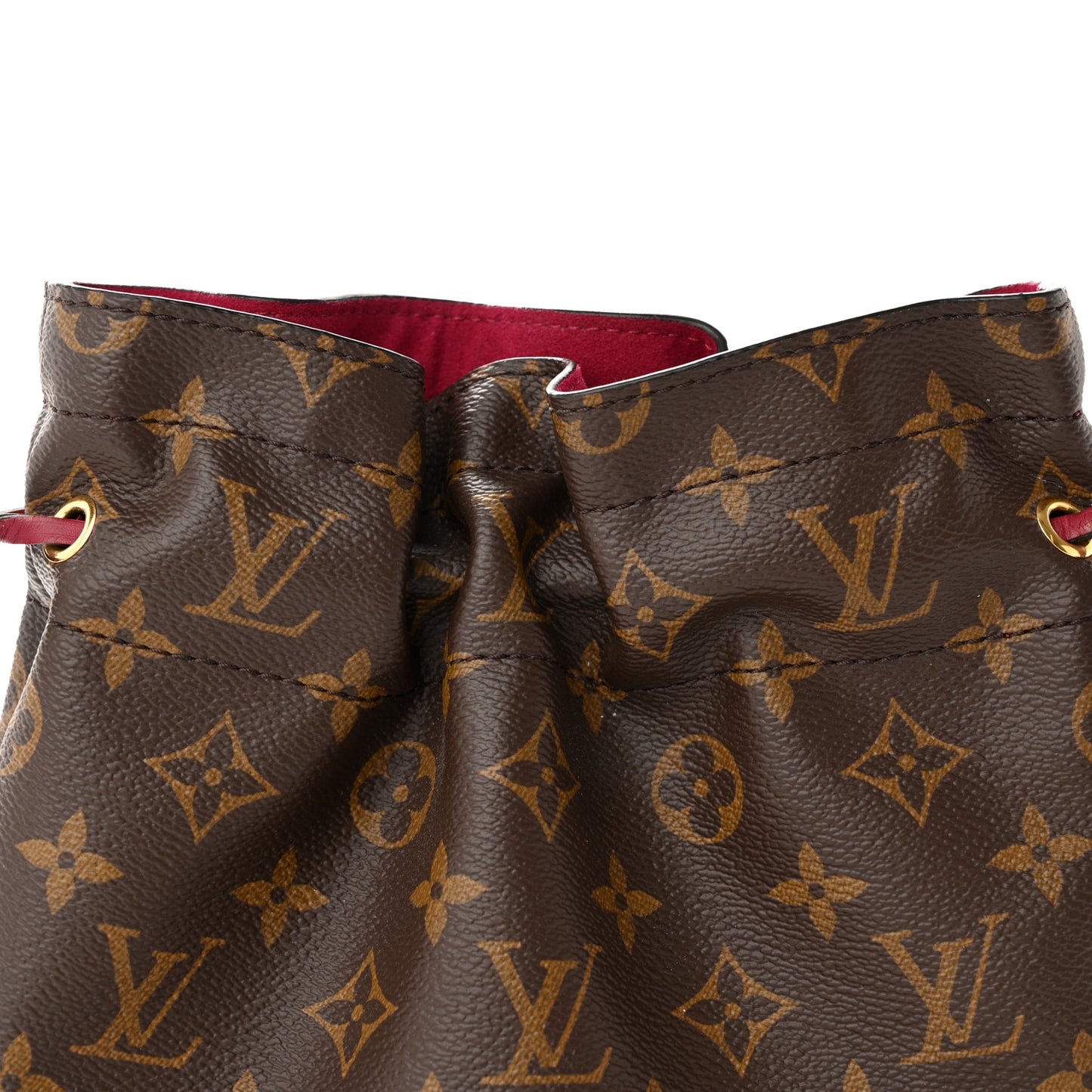 Monogram Pouch Noe Fuchsia