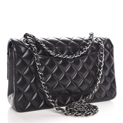 Chanel Lambskin Quilted Medium Double Flap Black 3 of 8