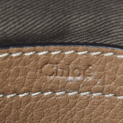 Chloe Calfskin Mini Marcie Round Crossbody Bag Nut 8 of 10