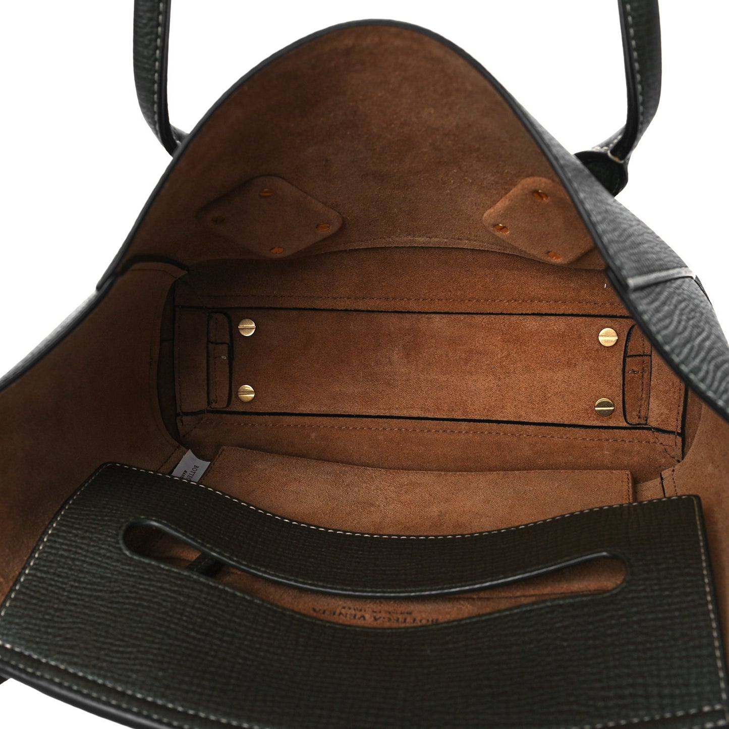 Grainy Calfskin Small Arco Kaki