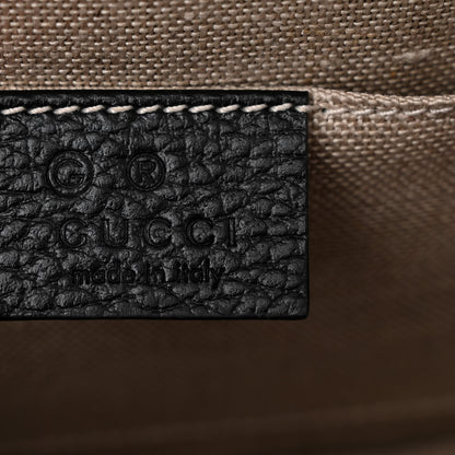 Gucci Dollar Calfskin Small Interlocking G Shoulder Bag Black 6 of 10