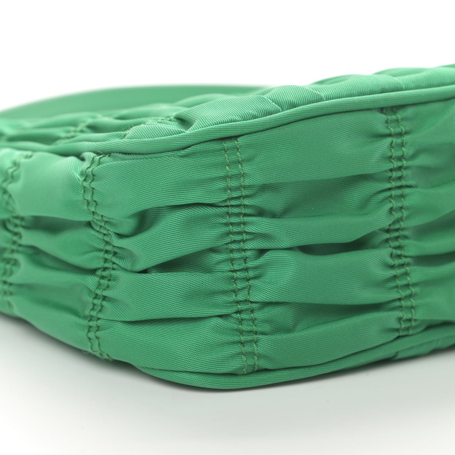 Prada Tessuto Nylon Gaufre Shoulder Bag Menta 10 of 11
