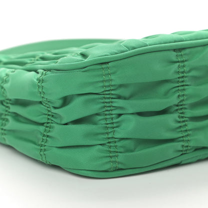 Prada Tessuto Nylon Gaufre Shoulder Bag Menta 10 of 11