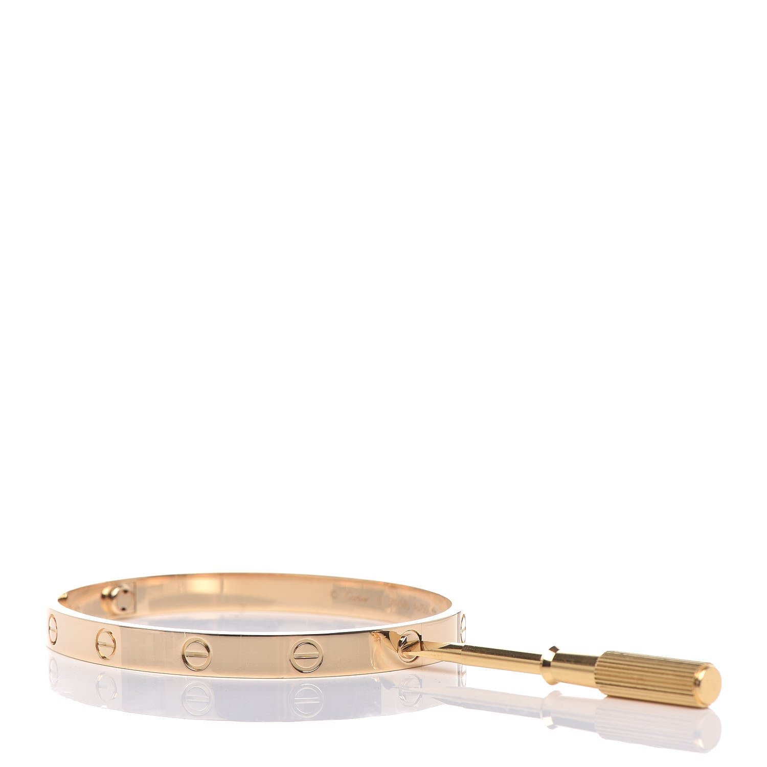 Cartier 18K Yellow Gold LOVE Bracelet 18 6 of 7