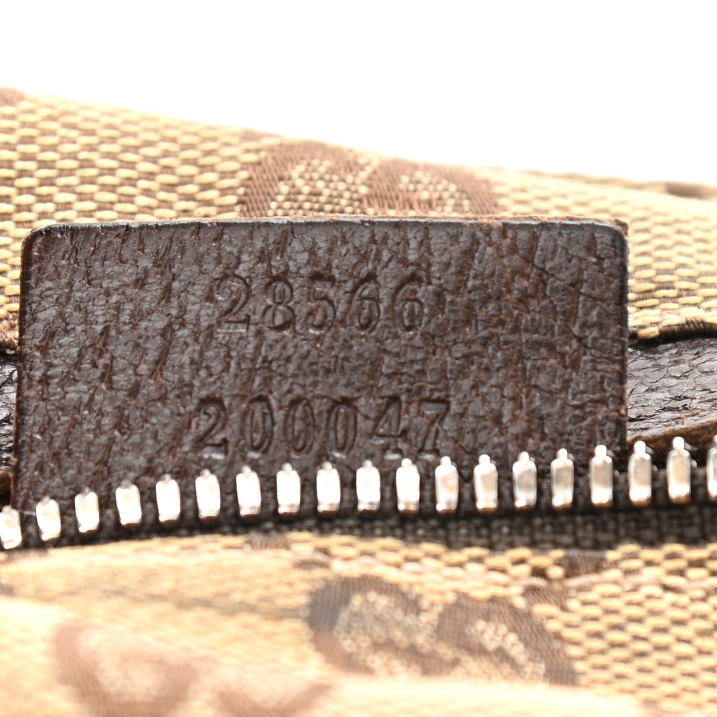 GG Monogram Web Double Pocket Belt Bag Dark Brown