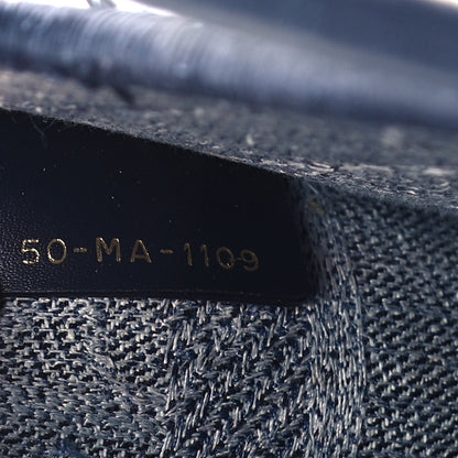 Christian Dior Oblique Denim Mini Book Tote Blue 5 of 10