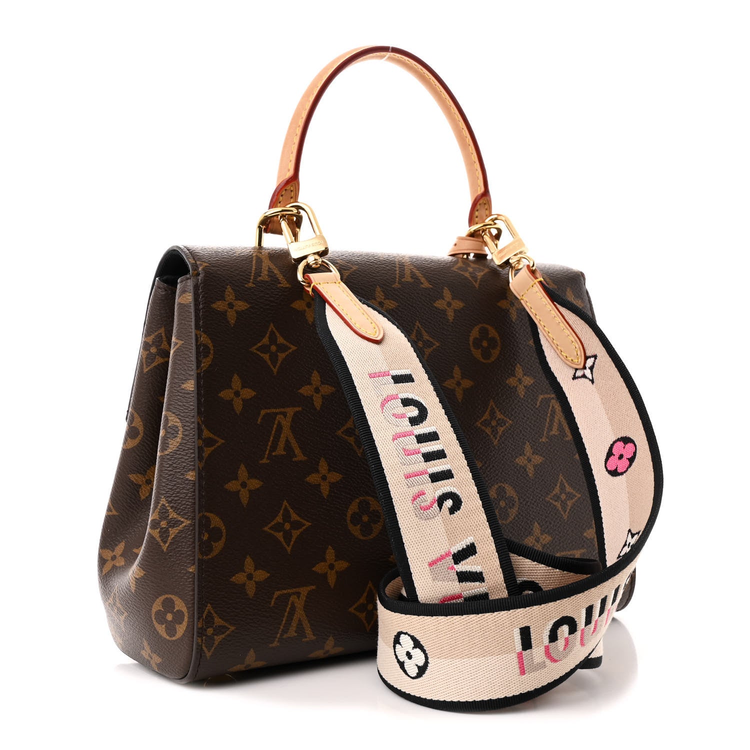 Louis Vuitton Monogram Cluny BB Black 3 of 9