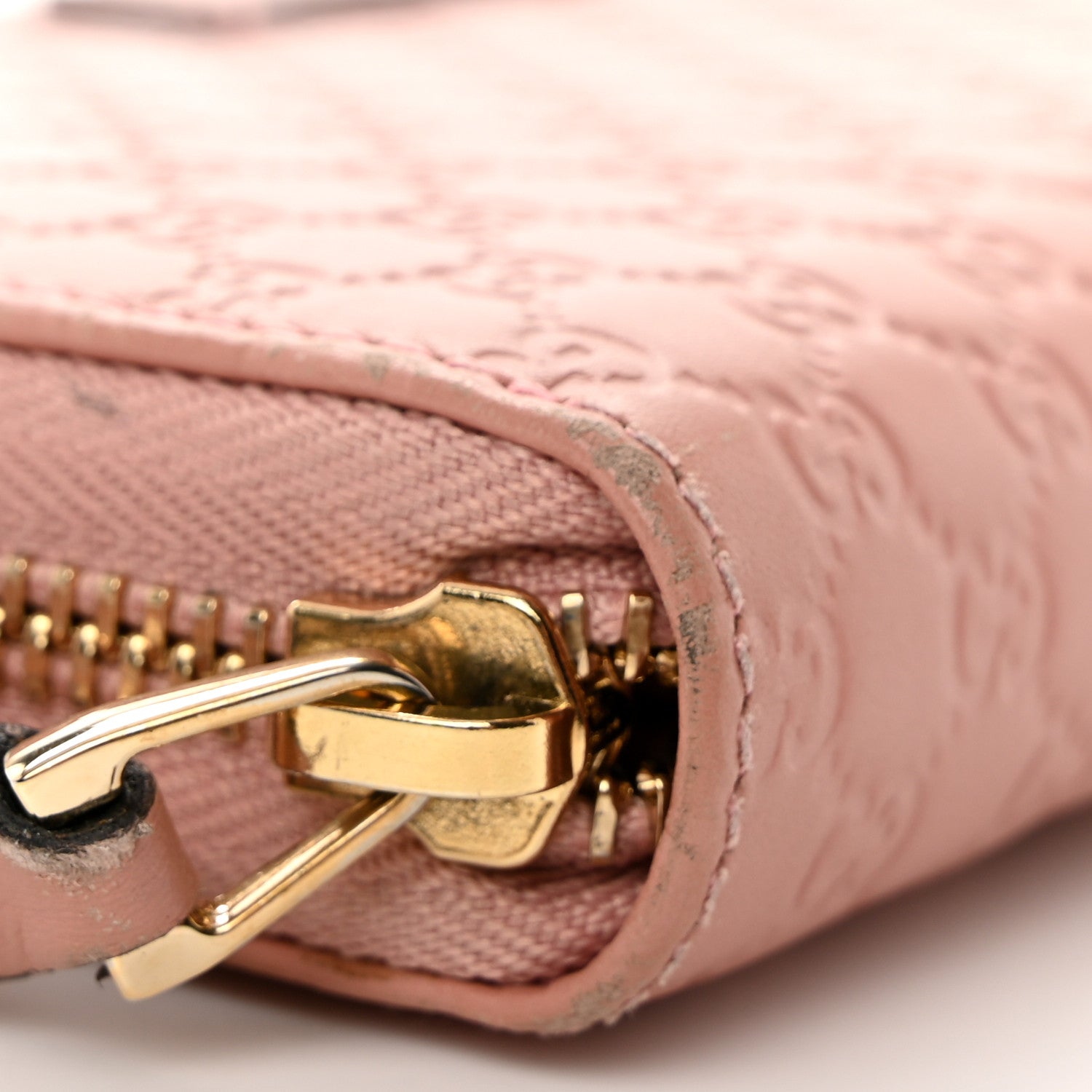 Gucci Microguccissima Zip Around Wallet Soft Pink 9 of 11