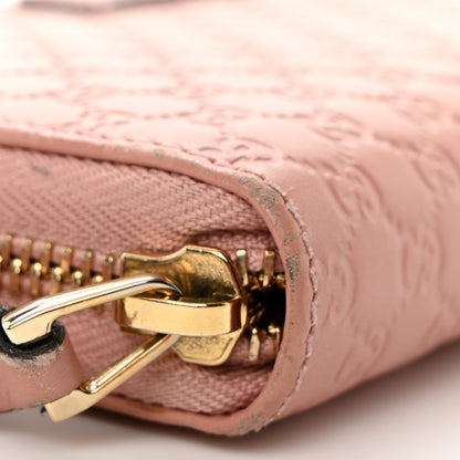Gucci Microguccissima Zip Around Wallet Soft Pink 9 of 11