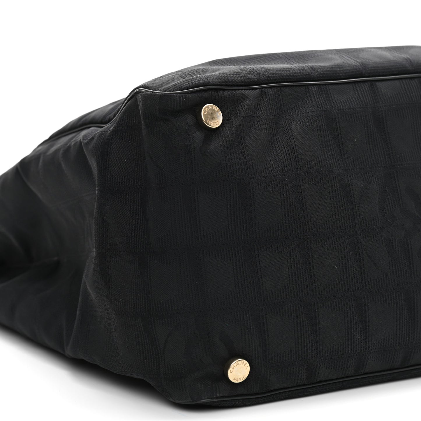 Nylon Medium Travel Tote Black