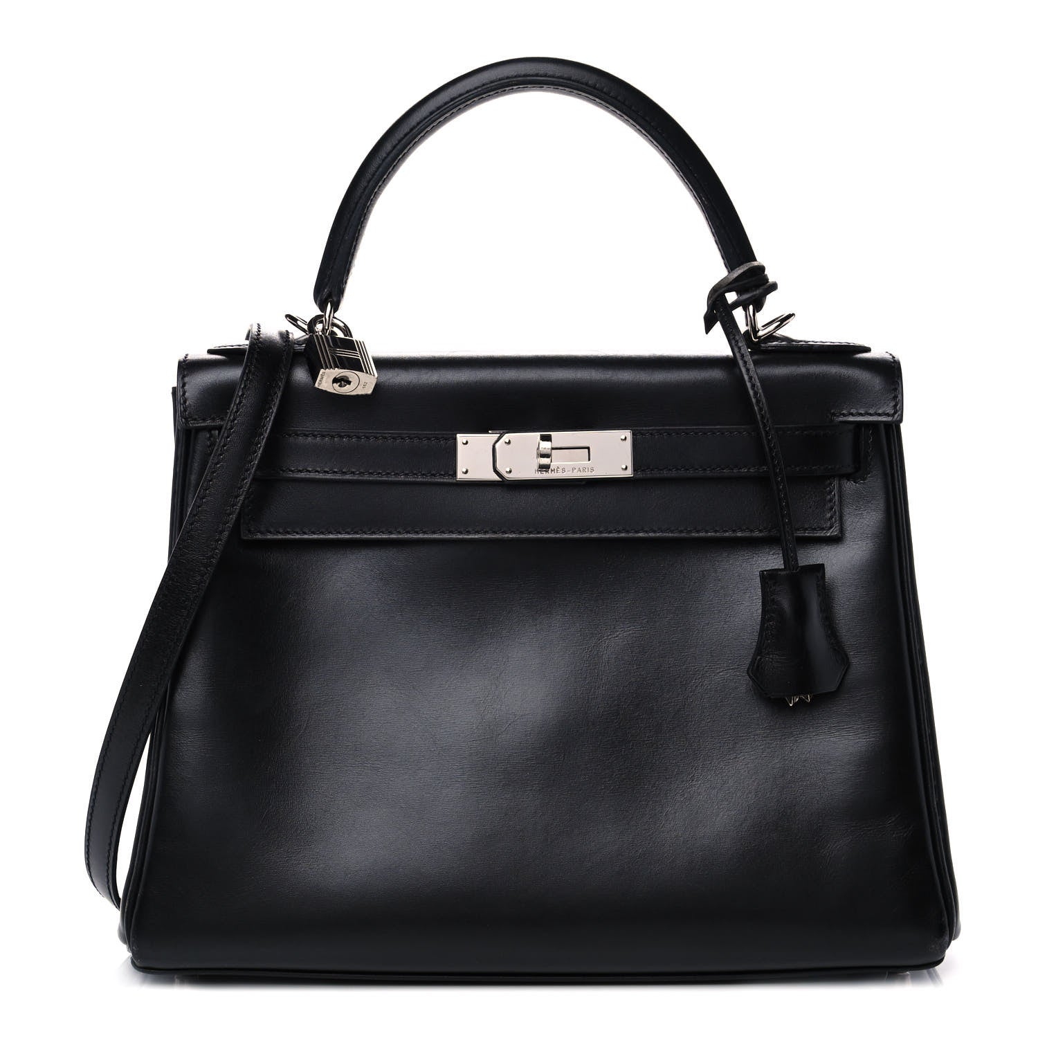 Hermes Box Kelly Retourne 28 Black 1 of 13