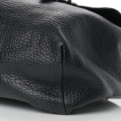 Versace Grained Calfskin Palazzo Medusa Convertible Backpack Black 8 of 8