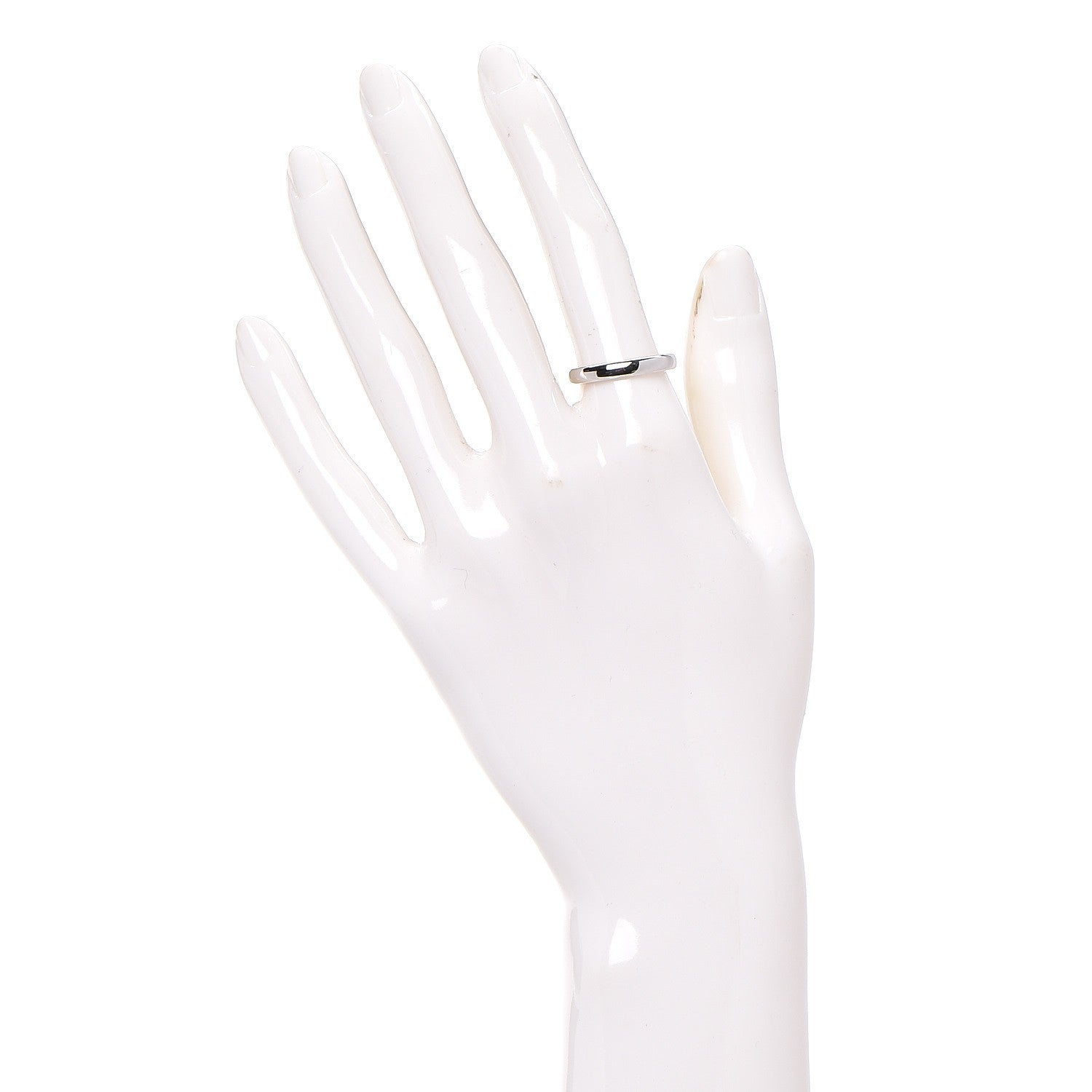 Tiffany Platinum 3mm Classic Wedding Band Ring 54 7 2 of 4