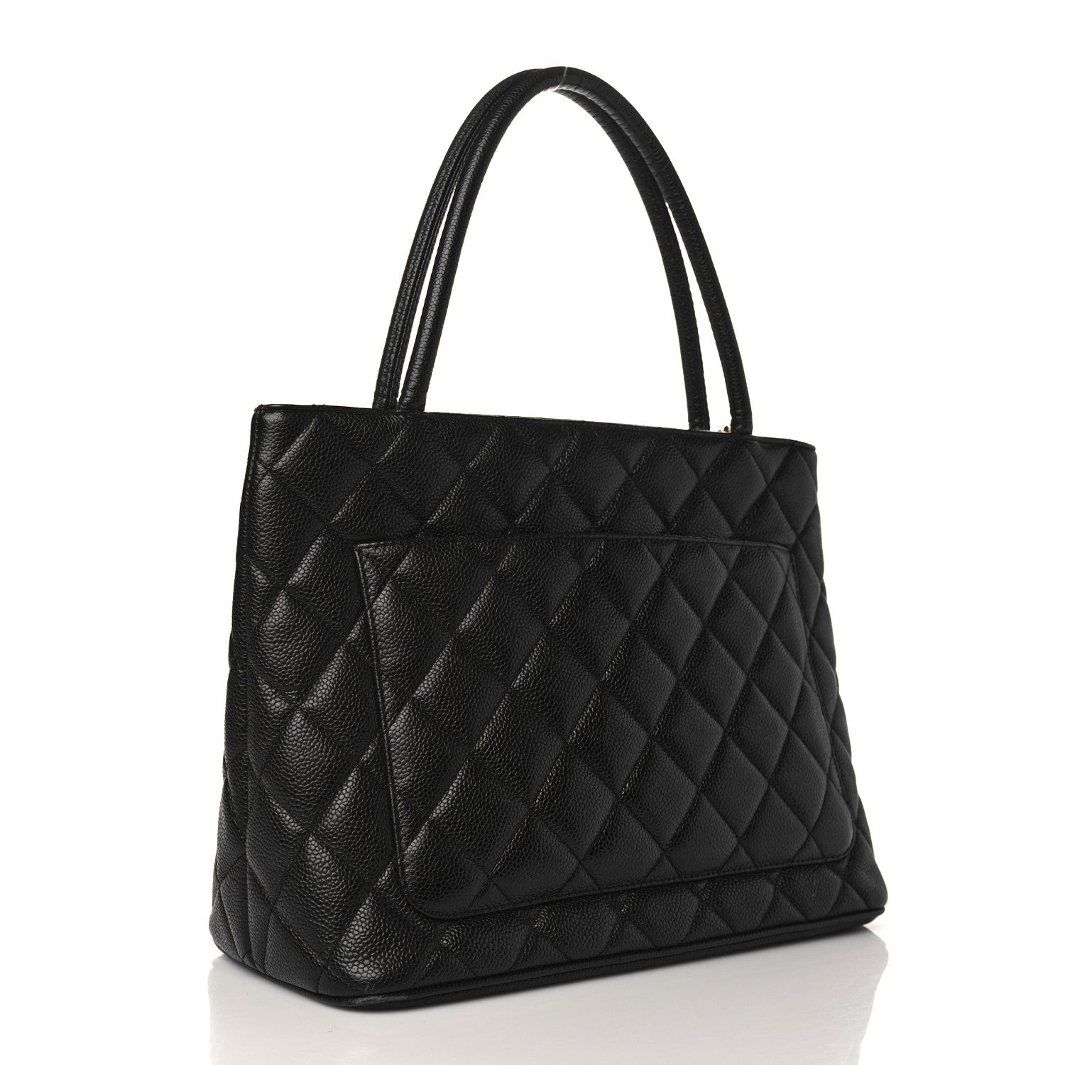 Chanel Caviar Quilted Medallion Tote Black 3 of 9