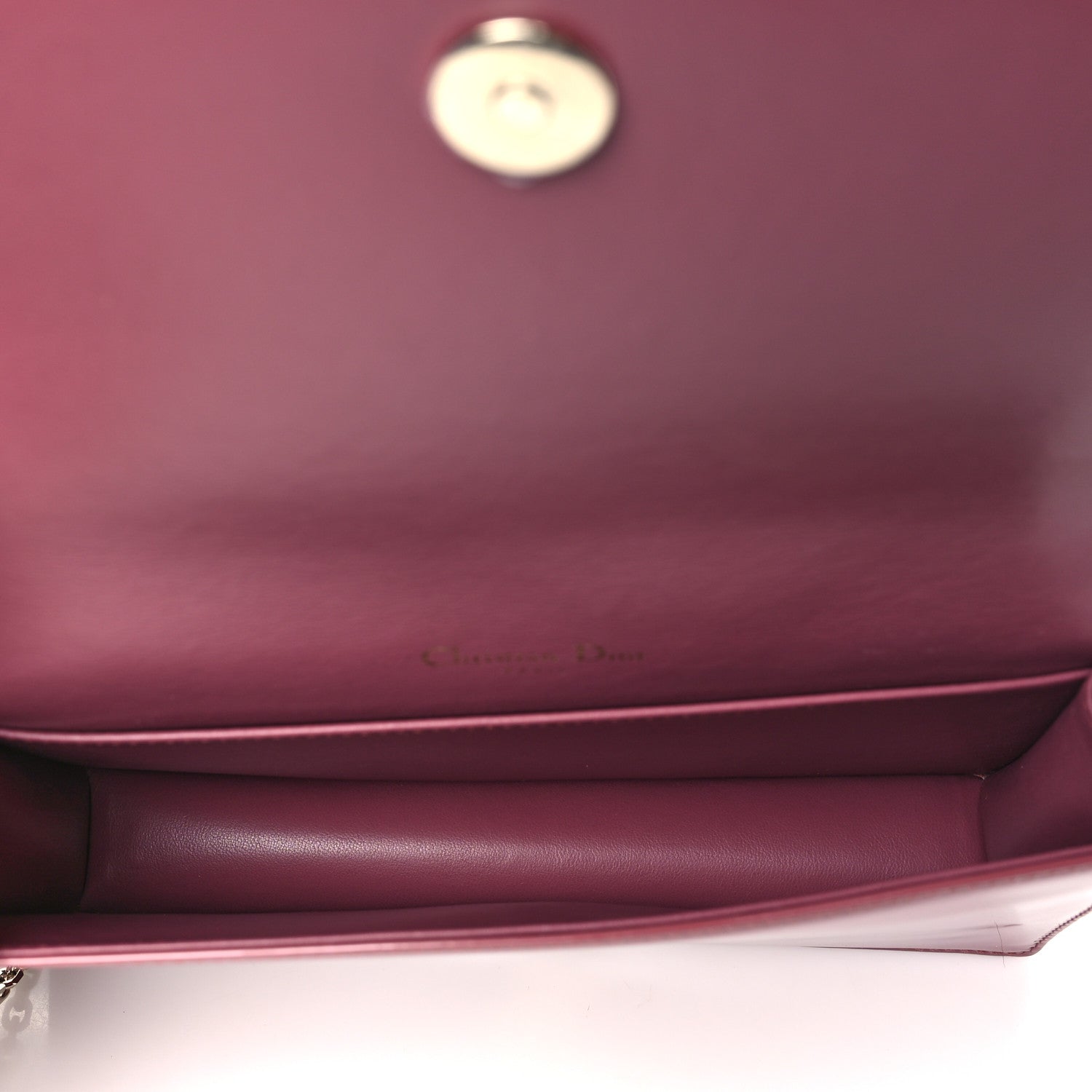 Christian Dior Patent Cannage Lady Dior Convertible Clutch  Mallow Rose 6 of 12