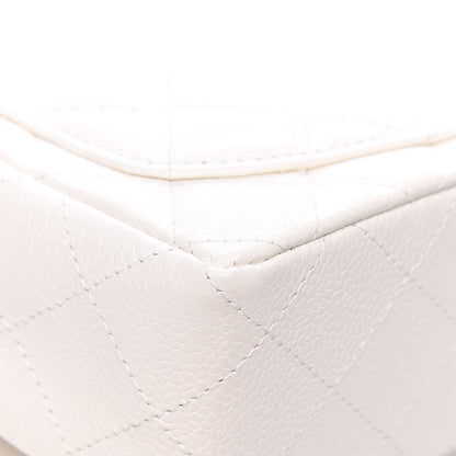 Chanel Caviar Quilted Mini Square Flap White 11 of 14