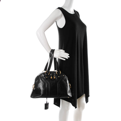 Saint Laurent Calfskin Medium Muse Black 2 of 8