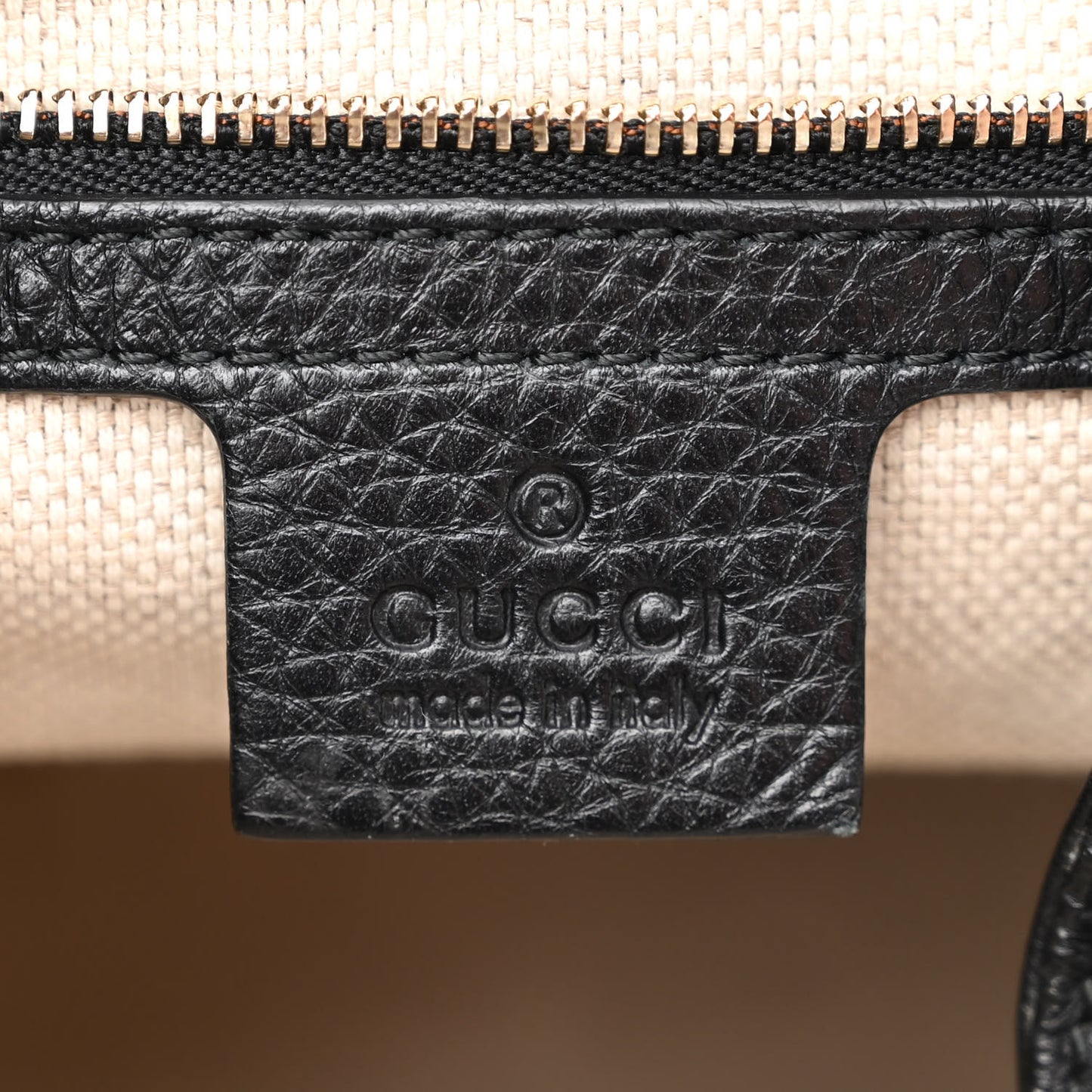 Pebbled Calfskin Medium Soho Chain Shoulder Bag Black