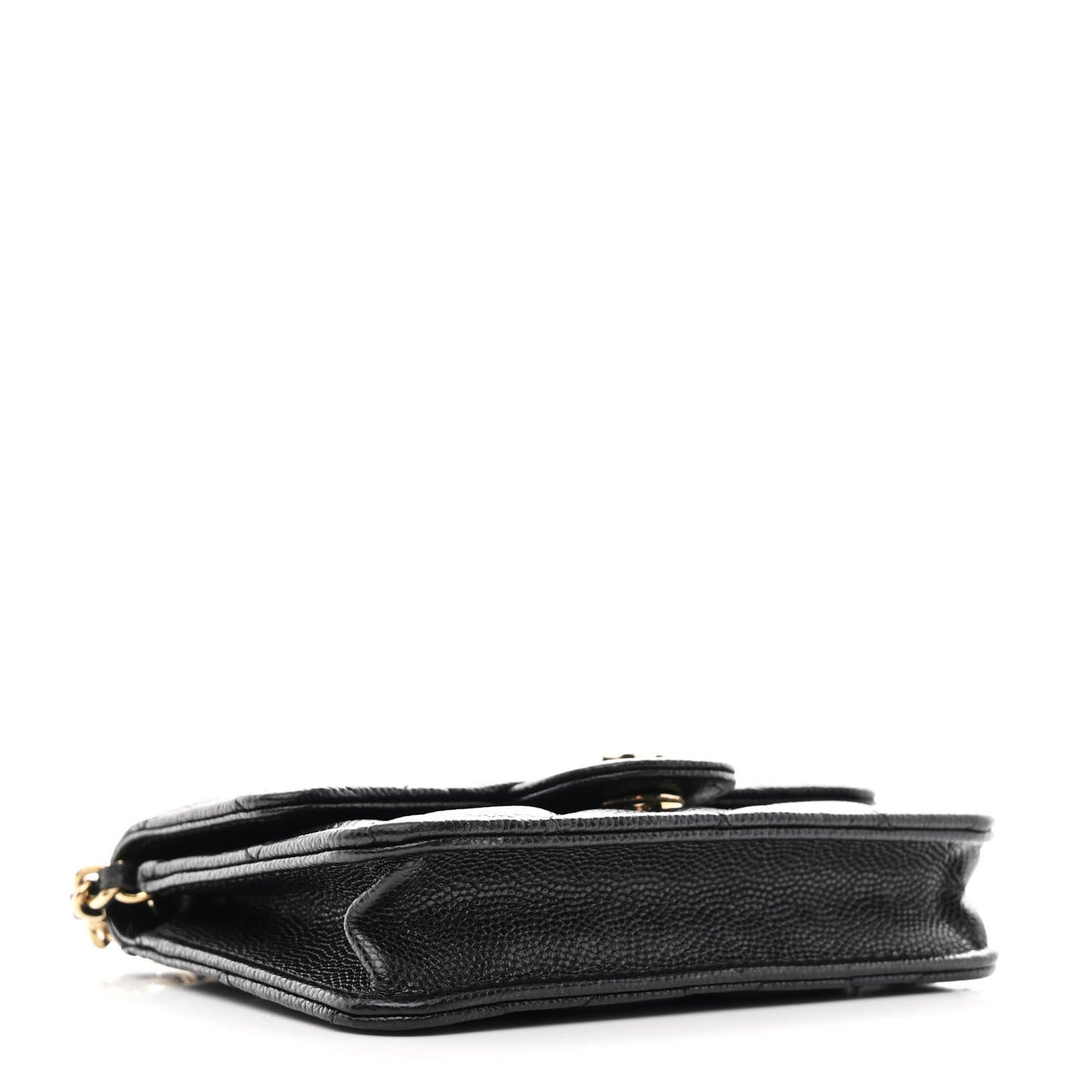 Caviar Quilted Mini Chain Bag Black