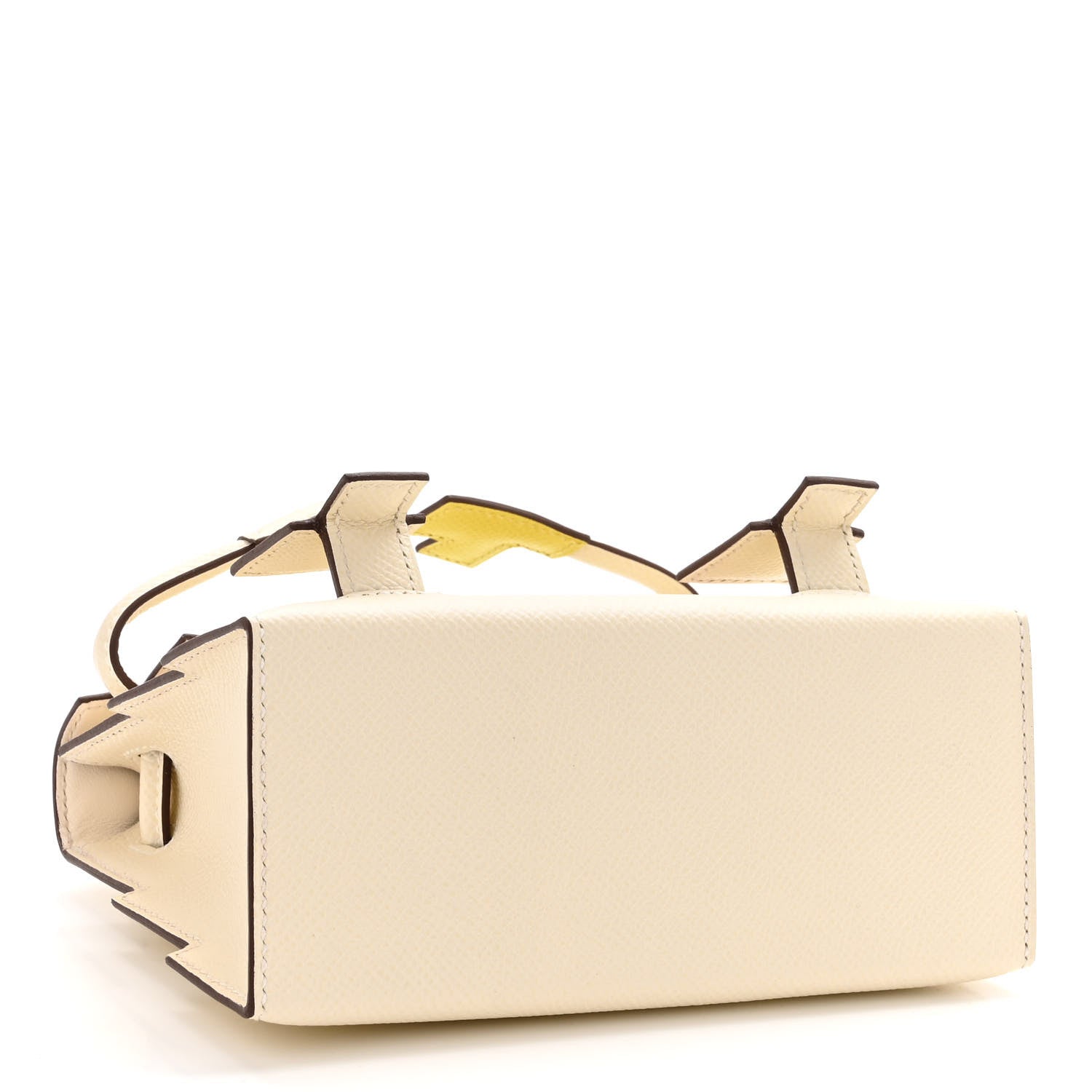 Hermes Epsom Quelle Idole Picto Kelly Doll Handbag Nata Mauve Sylvestre Lime Chai 5 of 14