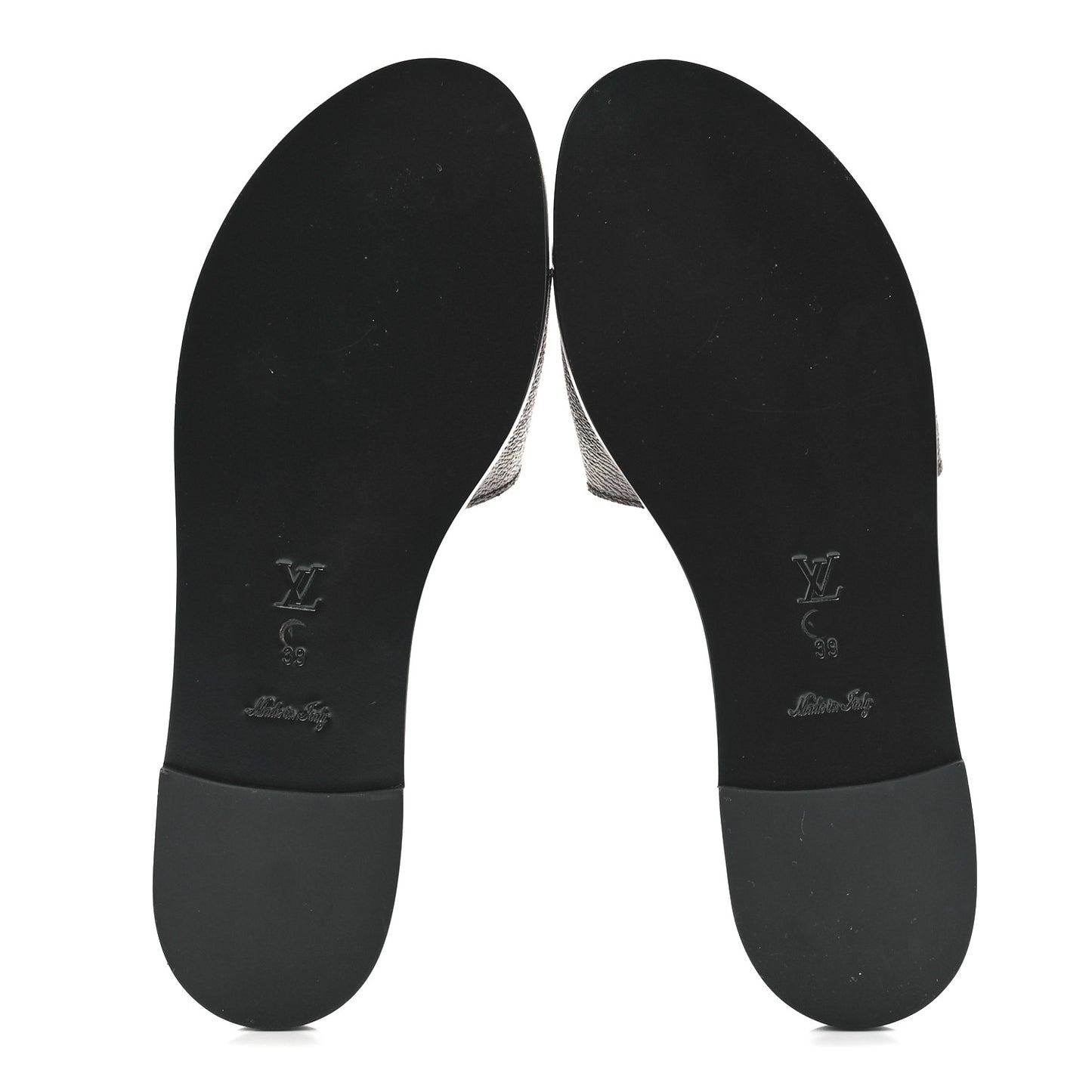 Patent Monogram Lock It Flat Mules 39