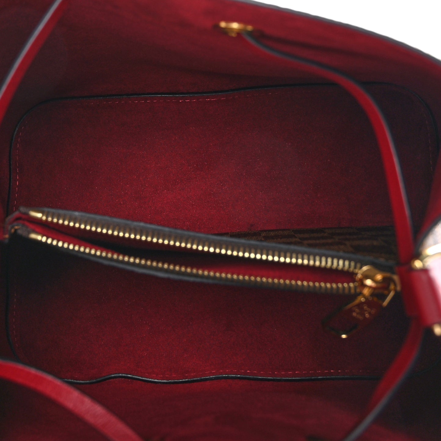 Damier Ebene Neonoe MM Cherry Berry