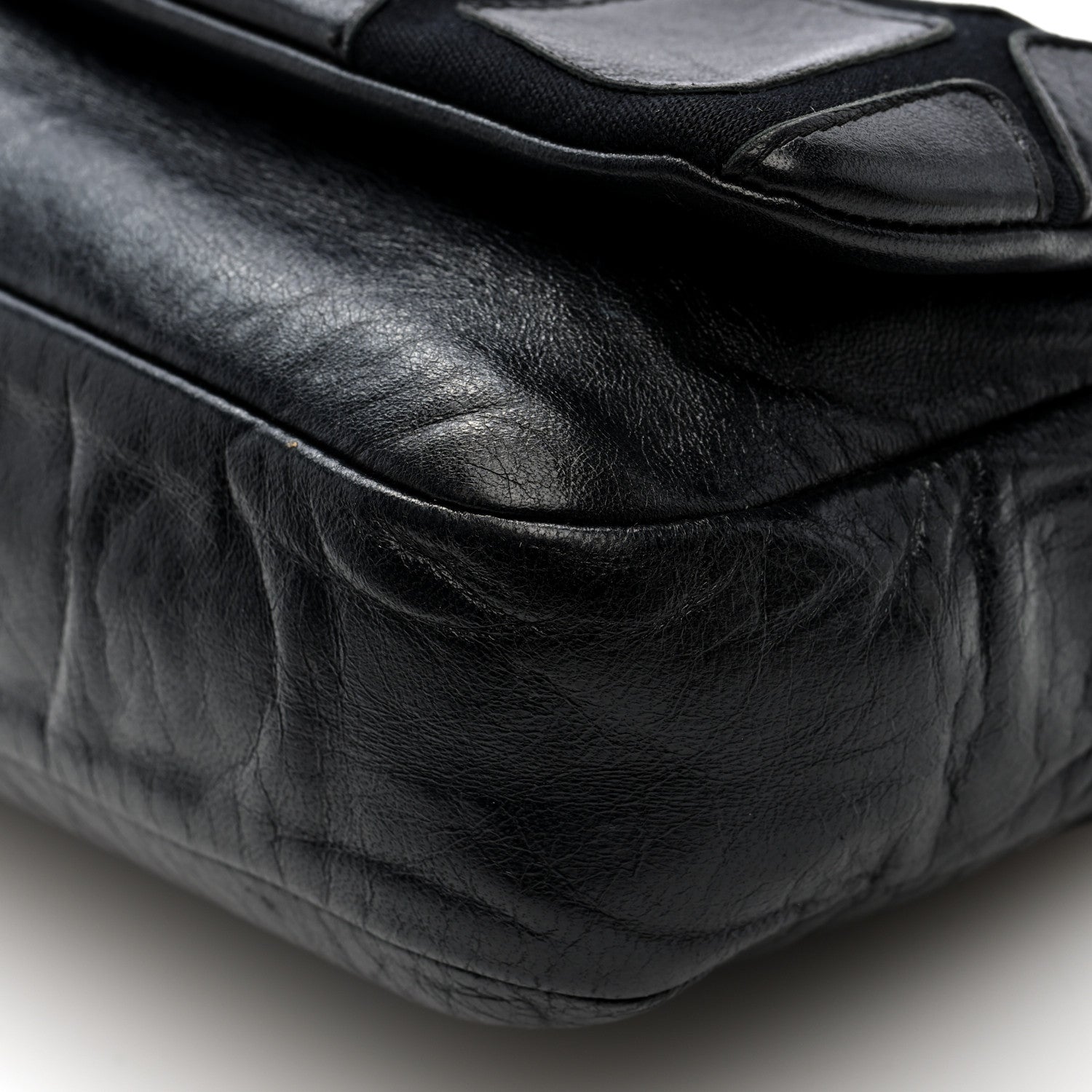 Chanel Lambskin Jersey Scales Flap Black 10 of 10