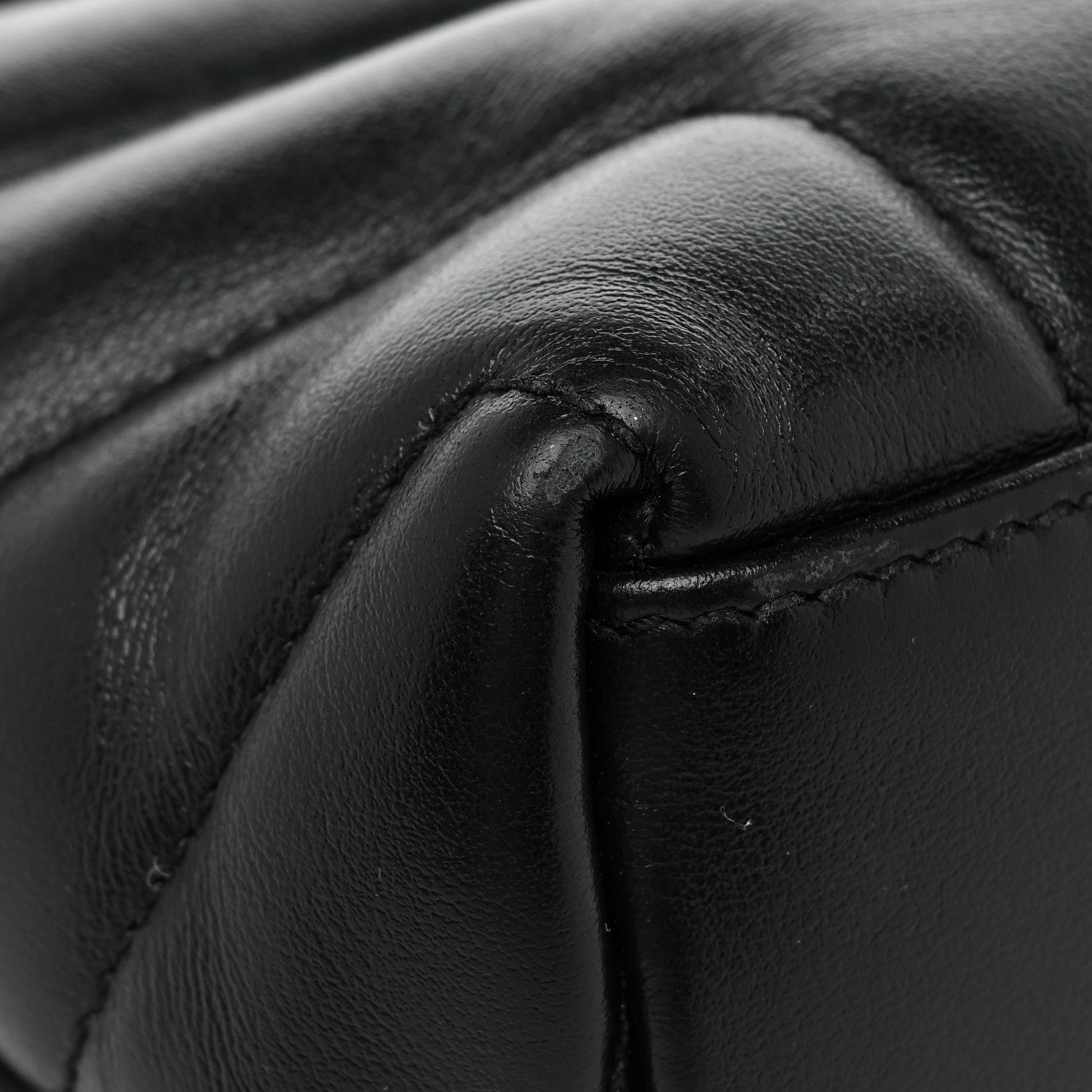 Saint Laurent Calfskin Y Quilted Monogram Small Loulou Chain Satchel Black 14 of 15