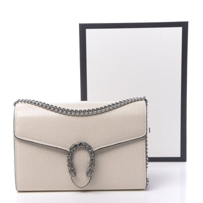 Gucci Dollar Calfskin Mini Dionysus Chain Wallet Mystic White 11 of 11