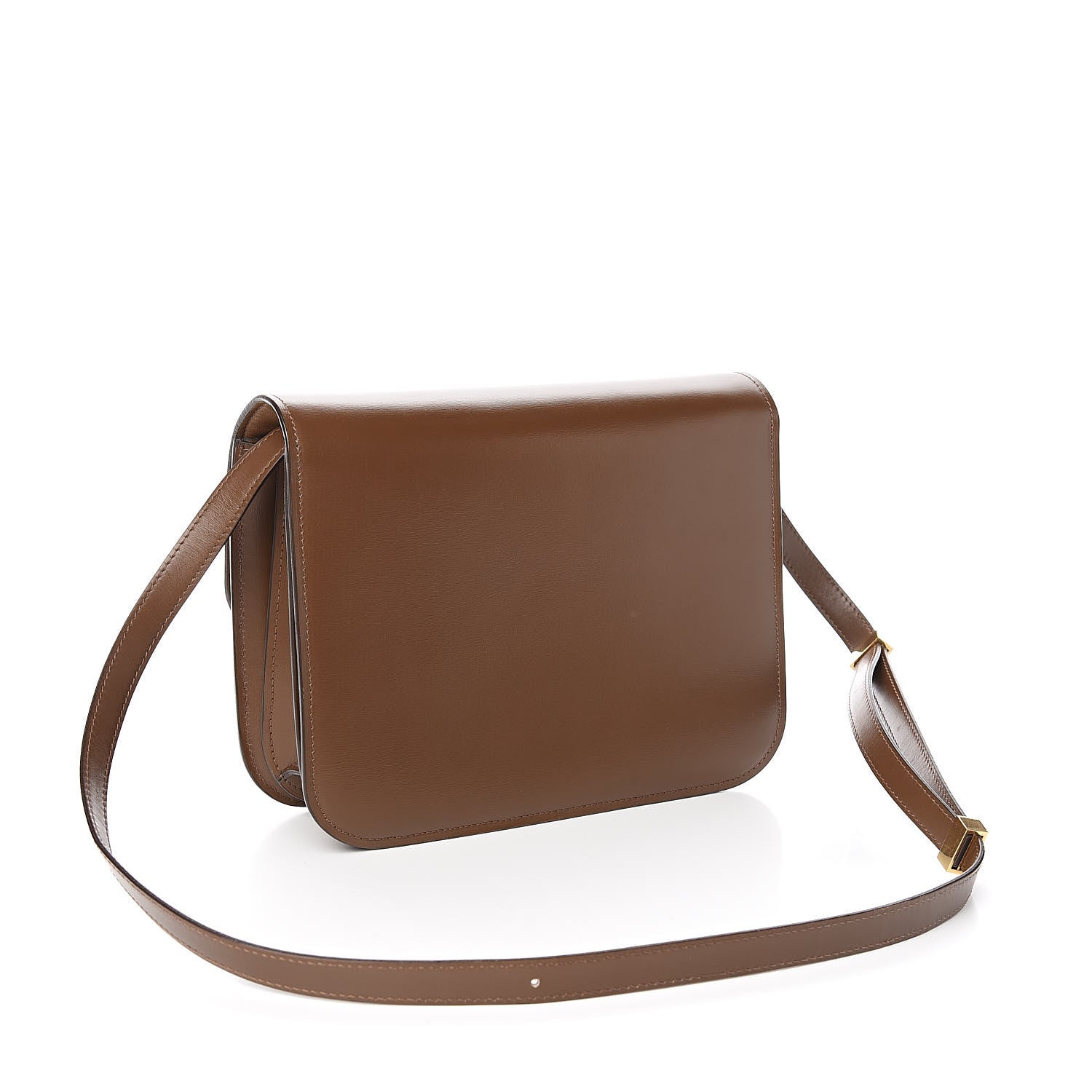 Celine Box Calfskin Medium Classic Box Flap Bag Camel 3 of 11