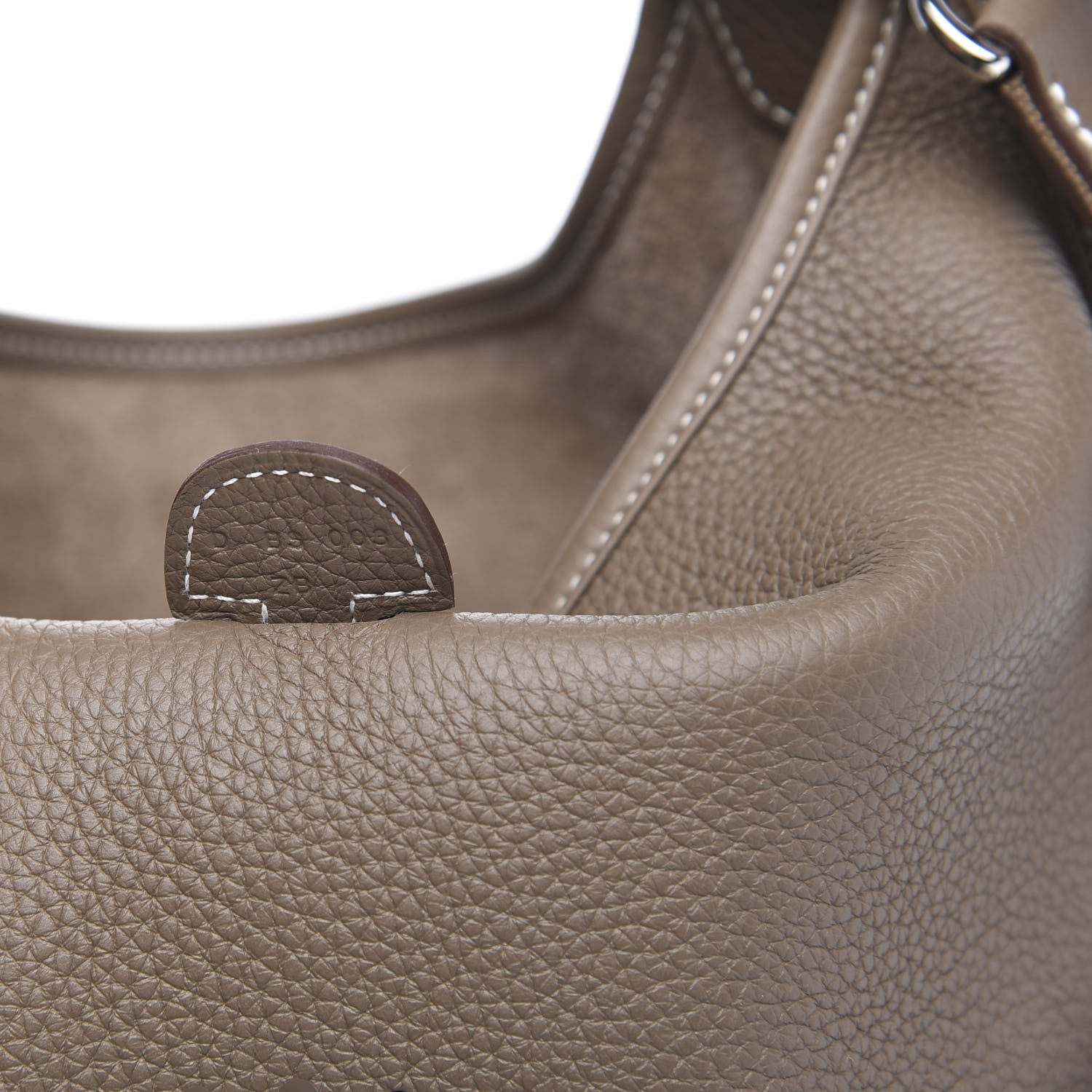 Hermes Taurillon Clemence Evelyne III PM Etoupe 7 of 10