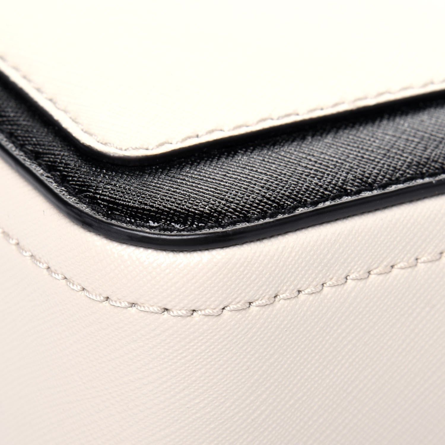 Marc Jacobs Saffiano Small Snapshot Camera Bag Cloud White Multicolor 12 of 16