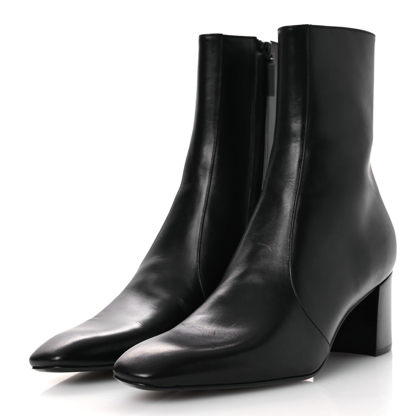 Calfskin Mens XIV Zip Boots 40 Black