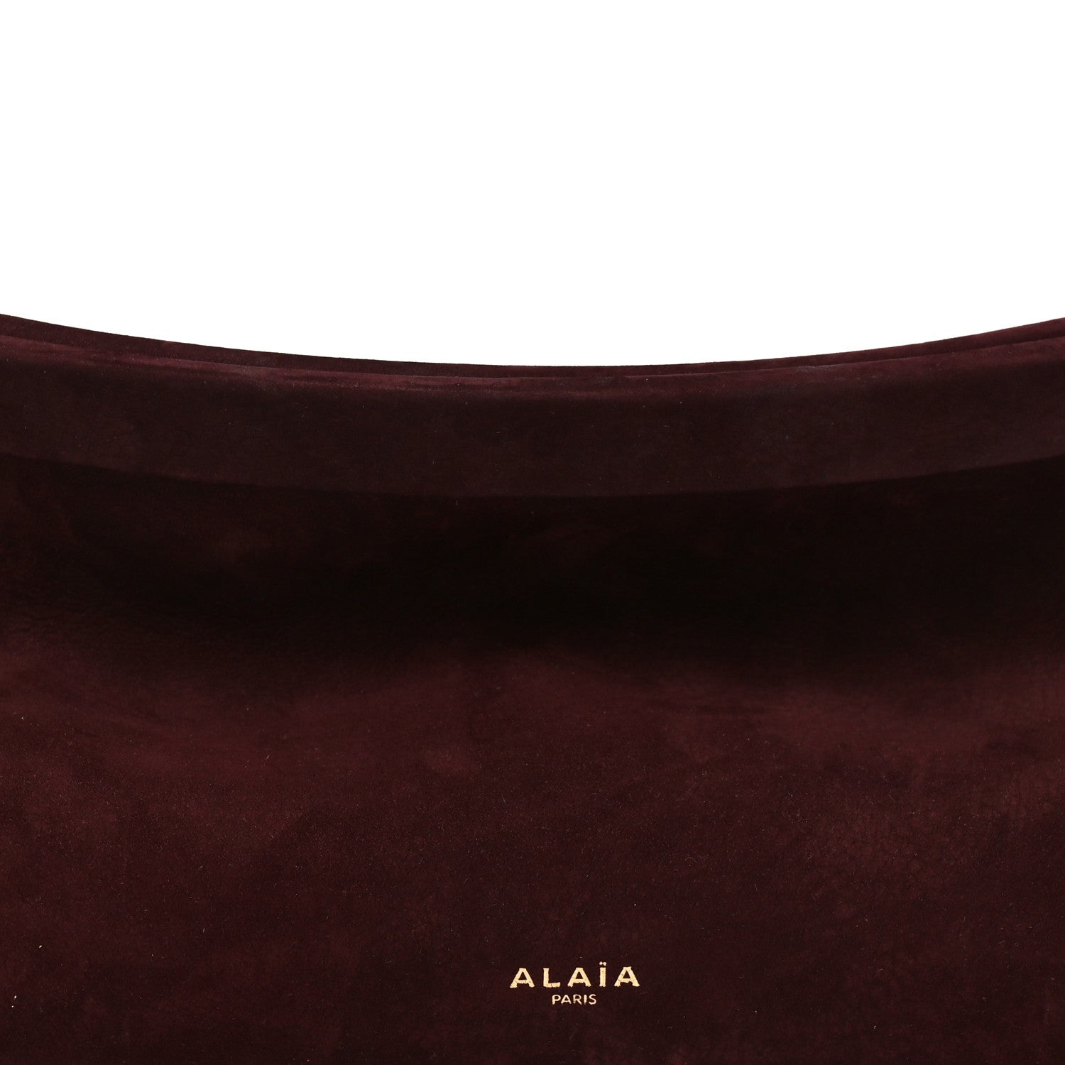 Alaia Nubuck Medium Le Click East West Bag Rouge Grenat 7 of 9