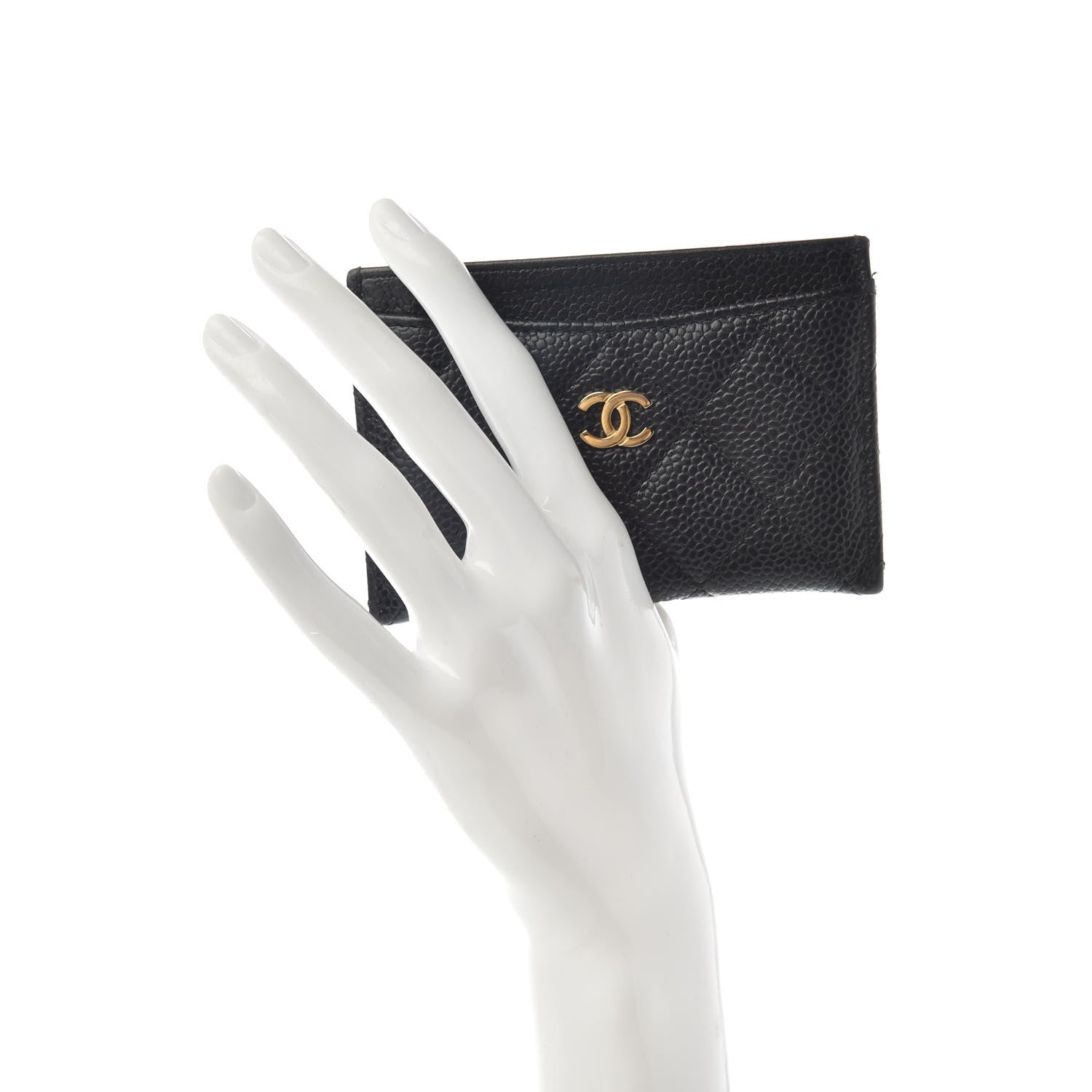 Chanel Caviar Quilted Card Holder Black 2 of 7