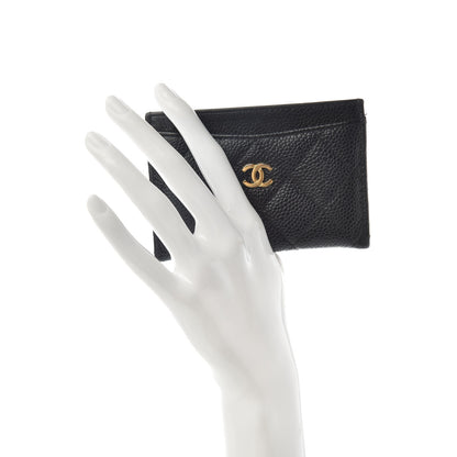 Chanel Caviar Quilted Card Holder Black 2 of 7