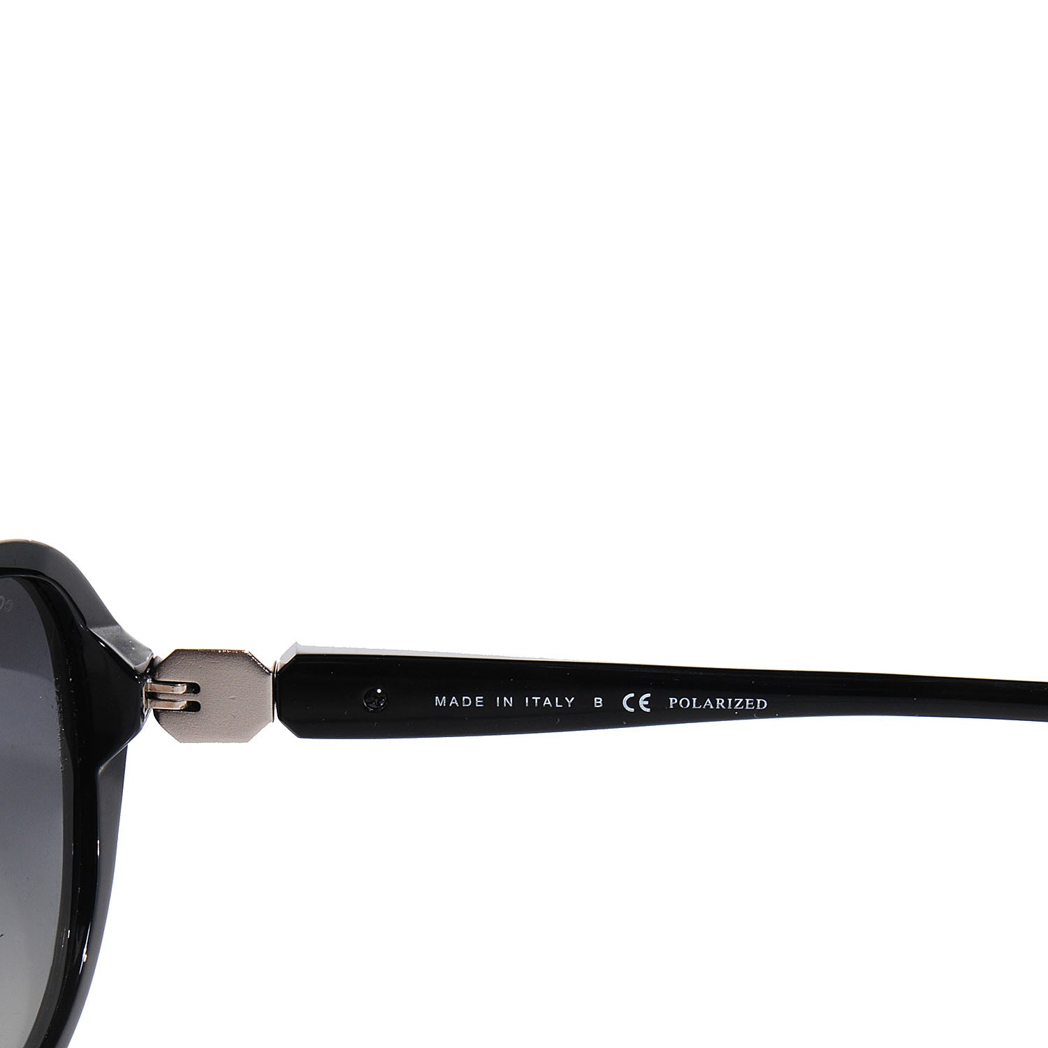 Chanel Acetate Polarized CC Round Sunglasses 5285 Black 4 of 4