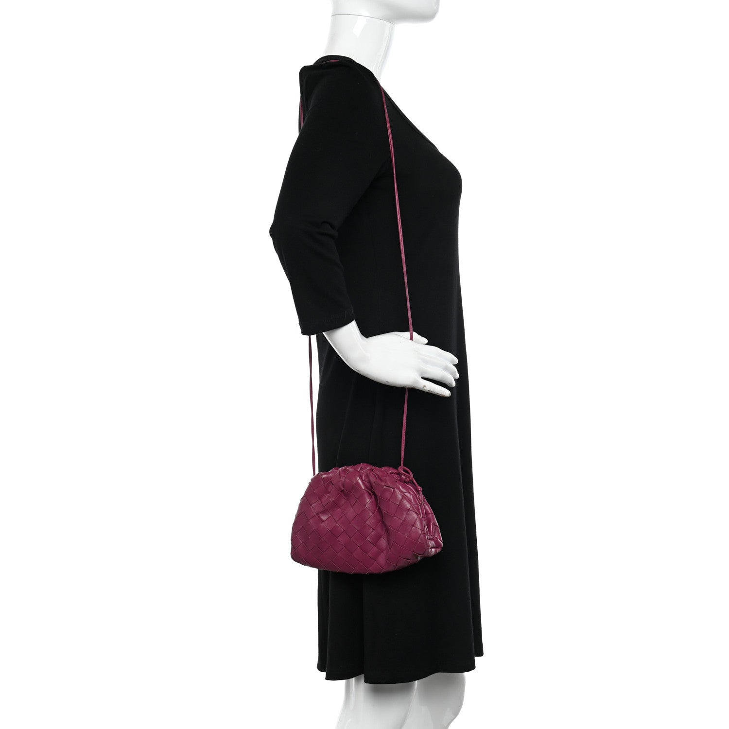 Bottega Veneta Nappa Intrecciato The Mini Pouch Cinnabar 2 of 9
