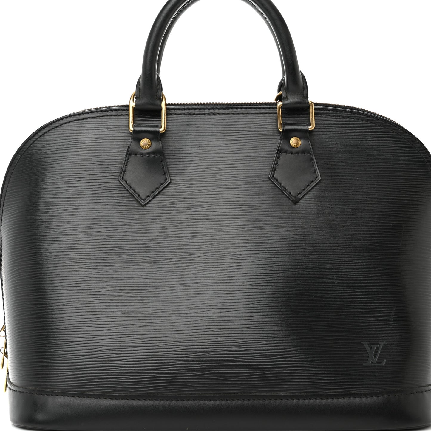 LOUIS VUITTON Epi Alma PM Black