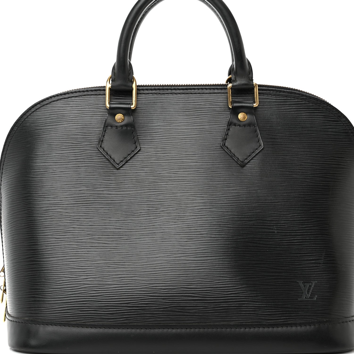 Louis Vuitton LOUIS VUITTON Epi Alma PM Black 7 of 12
