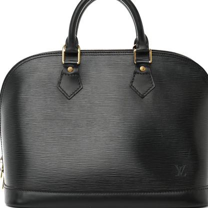 Louis Vuitton LOUIS VUITTON Epi Alma PM Black 7 of 12