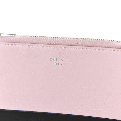 Celine Lambskin Bi-Color Solo Coin Card Case Pale Pink Espresso 8 of 8