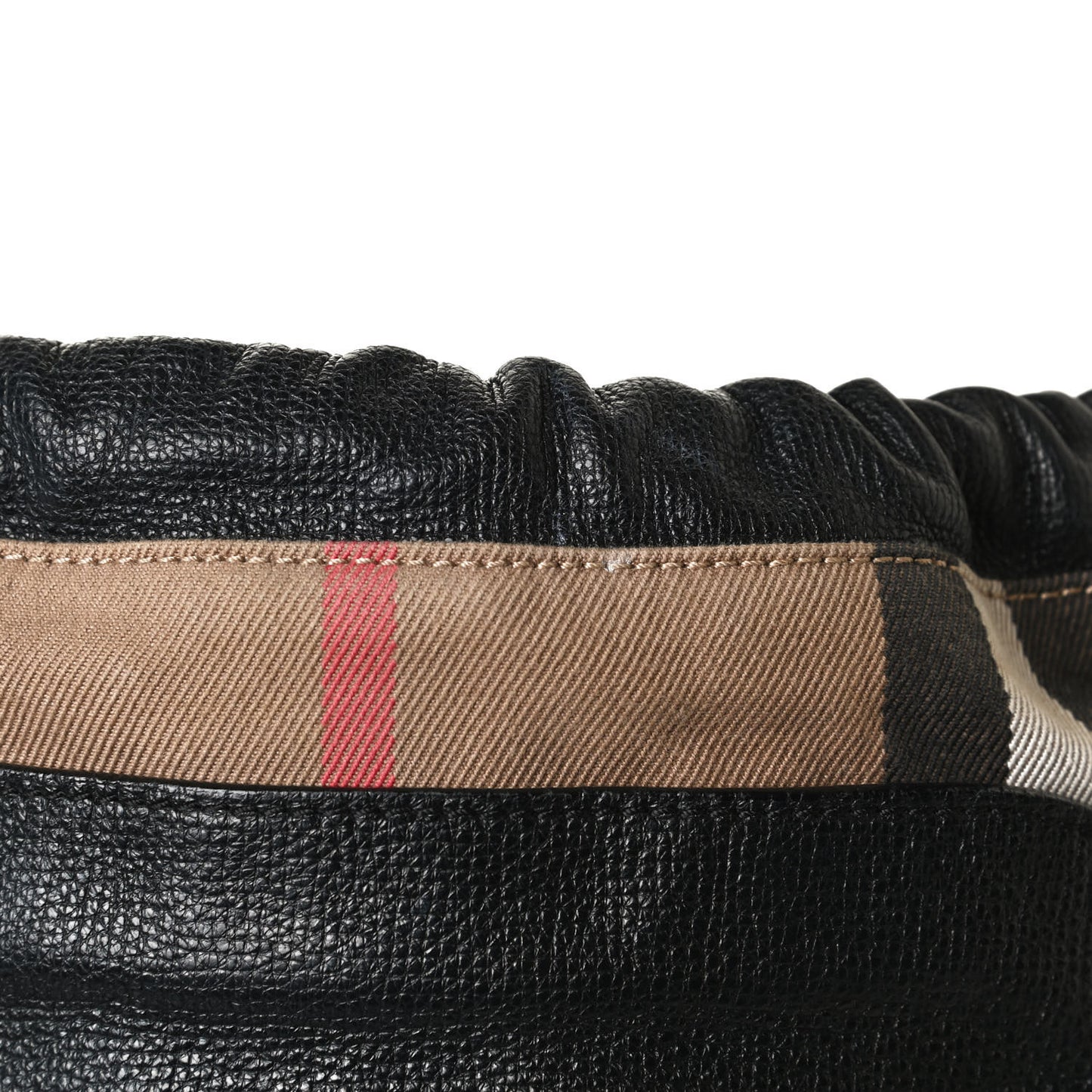 Calfskin House Check Little Crush Black