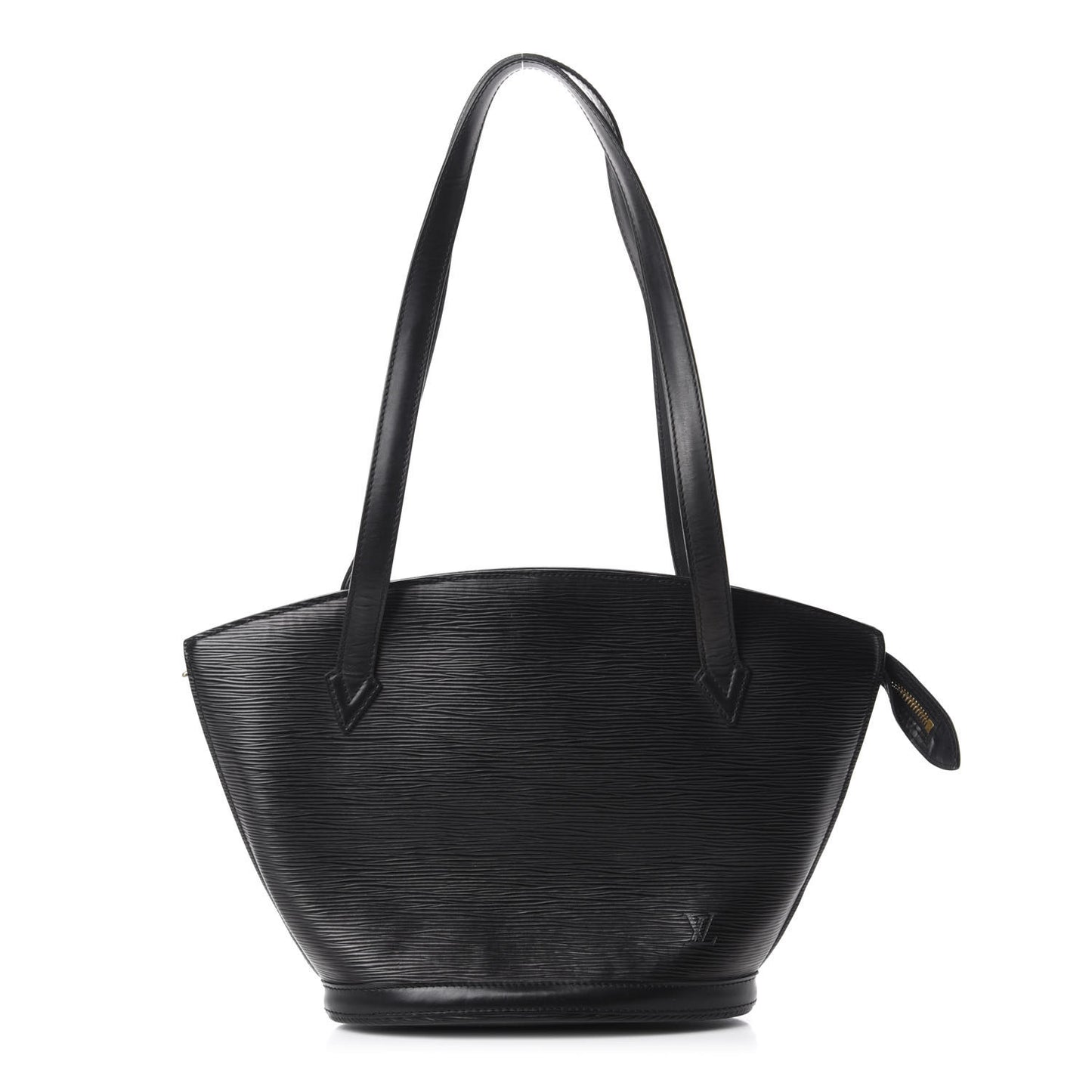 Epi Saint Jacques PM Long Straps Black