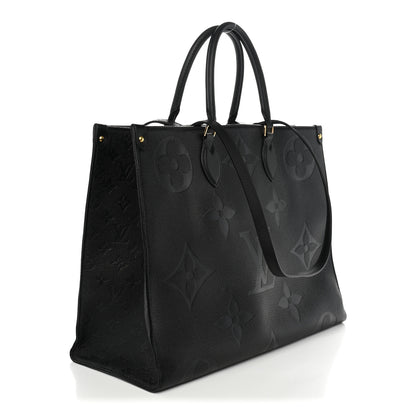 Louis Vuitton Empreinte Monogram Giant Onthego GM Black 3 of 9