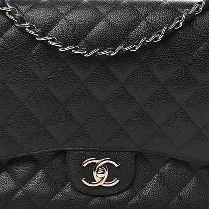 Chanel Caviar Quilted Maxi Double Flap Black 11 of 11
