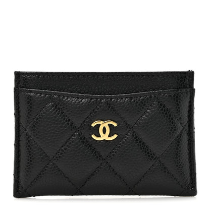 Chanel Caviar Quilted Card Holder Black 1 of 9