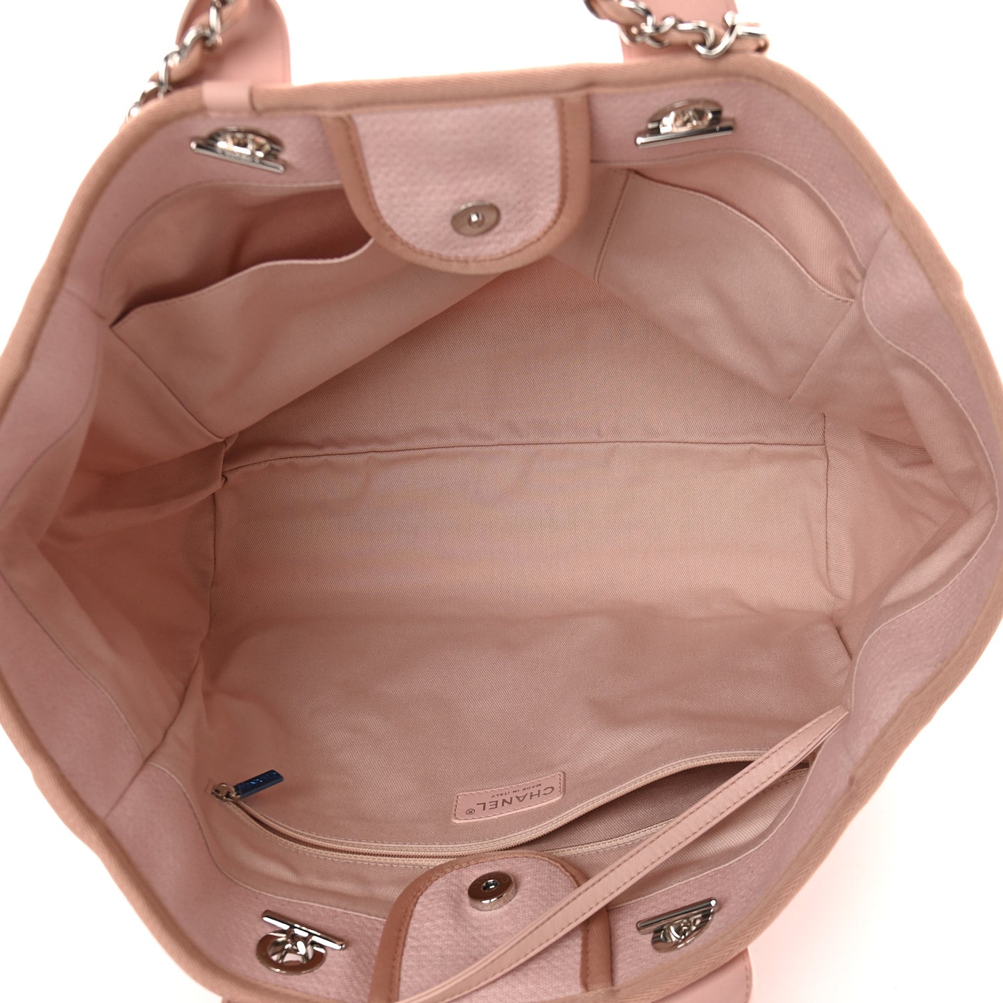 Canvas Large Deauville Tote Pink